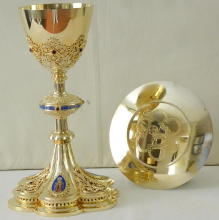 Antique French Gothic Chalice